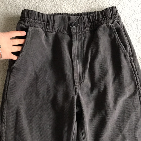 AMO Drapey Trouser in Washed Black 28 - Picture 6 of 14